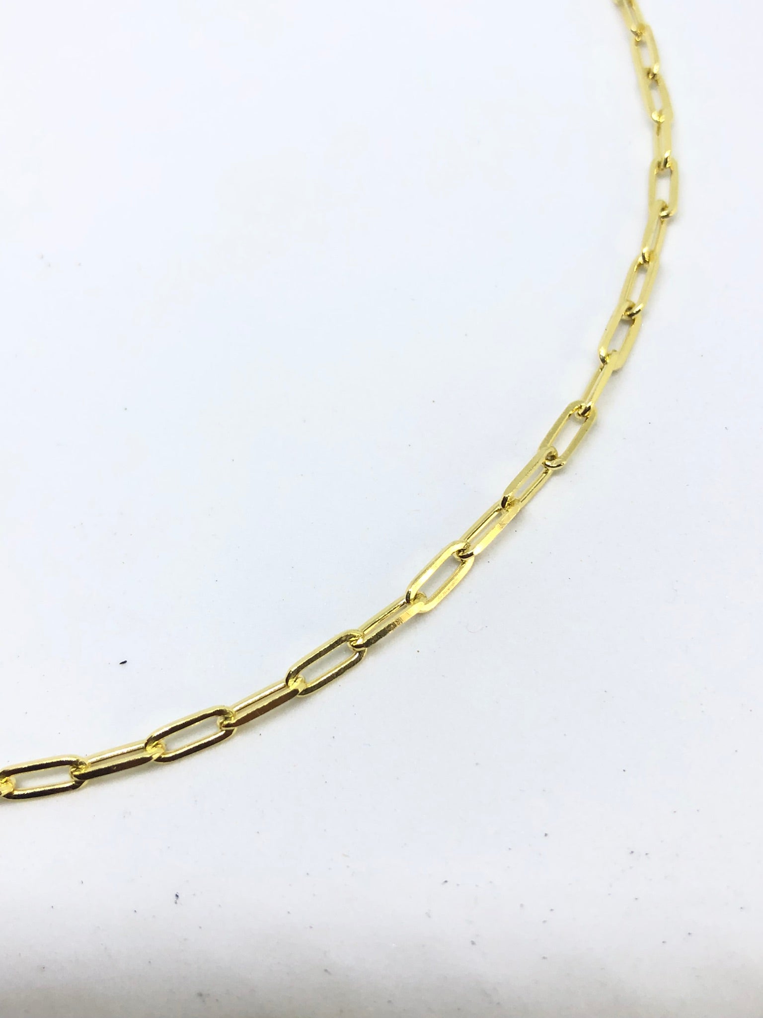 5mm Gold Paperclip Chain Necklace for Women, 16 Inches Gold Chain Necklace  for Women Paperclip Chain Necklace for Women Gold Chain 14K Gold Necklace  for Women Gold Chain for Women Gold Chain